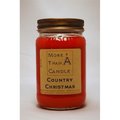 More Than A Candle More Than A Candle CTC16M 16 oz Mason Jar Soy Candle; Country Christmas CTC16M